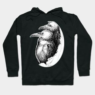 raven ink drawing - gothic art and designs Hoodie